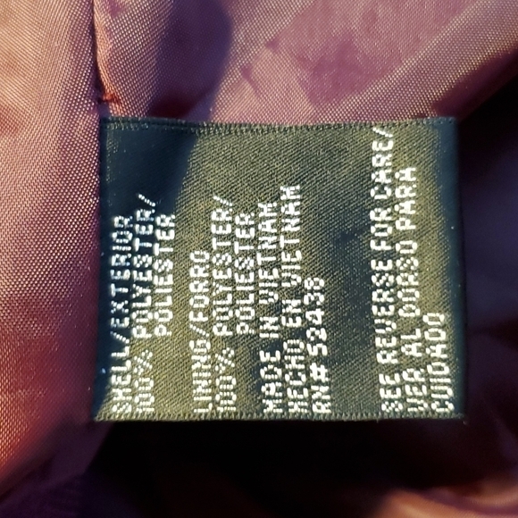 SAG Harbor Suit Petite Cranberry Red Blazer Size 12P - Picture 9 of 15